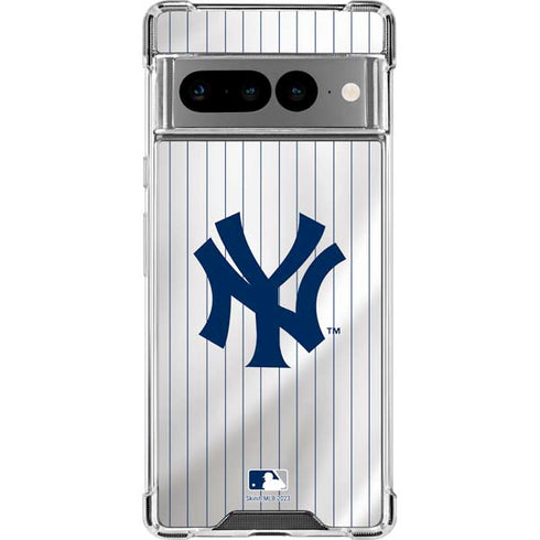 MLB New York Yankees Home Jersey Google Pixel 7 Pro Clear Case